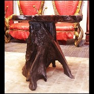 Side Table in natural solid ebony wood PC-Ebony Massive