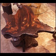 Table d'appoint en ébène massif naturel PC-Ebony Massive