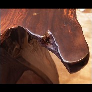 Table d'appoint en ébène massif naturel PC-Ebony Massive