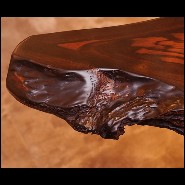 Side Table in natural solid ebony wood PC-Ebony Massive