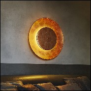 Applique avec structure en métal finition noir et avec disque avant 40-Moon