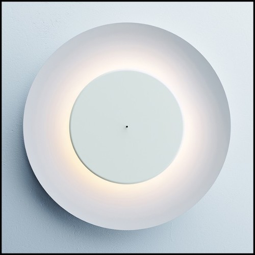 Applique avec structure en métal finition noir et avec disque avant 40-Moon