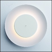 Applique avec structure en métal finition noir et avec disque avant 40-Moon