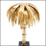 Lampe en laiton massif finition poli 24-Brass Palms