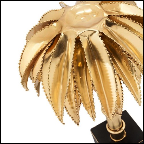 Lampe en laiton massif finition poli 24-Brass Palms