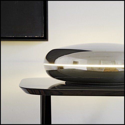 Lampe en acier poli 40-Disks
