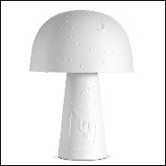 Table Lamp in white porcelain 172-Desert White