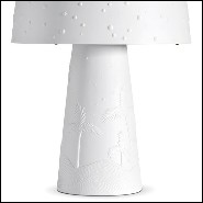 Table Lamp in white porcelain 172-Desert White
