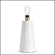 Lampe en porcelaine blanche 172-Desert White