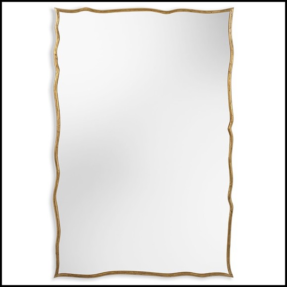Mirror with hand carved solid wood frame 119-Frontier