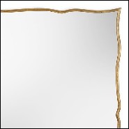 Miroir avec cadre en bois massif sculpté à la main 119-Frontier