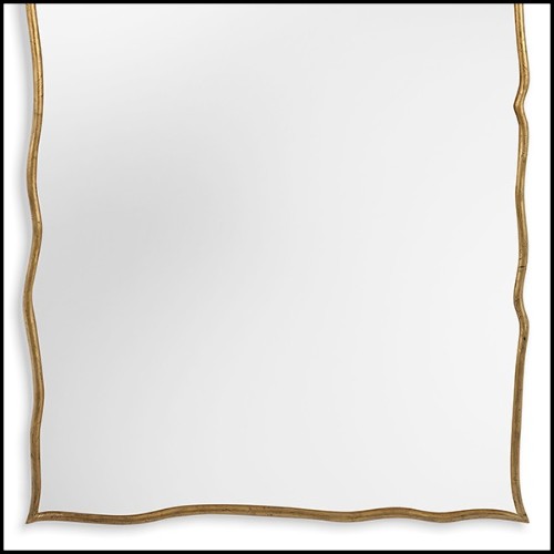Mirror with hand carved solid wood frame 119-Frontier