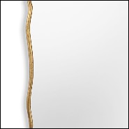 Miroir avec cadre en bois massif sculpté à la main 119-Frontier