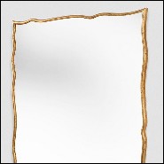 Miroir avec cadre en bois massif sculpté à la main 119-Frontier