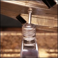 Model covered with riveted aluminium foil 133-Concorde Supersonic