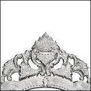 Mirror in solid wood and bevelled antique mirrored glass 182-Lily