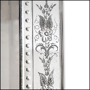 Mirror in solid wood and bevelled antique mirrored glass 182-Lily