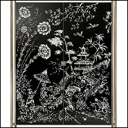 Cabinet en laiton massif finition bruni antique 182-Shangdu