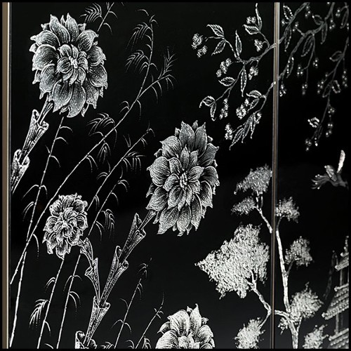 Cabinet en laiton massif finition bruni antique 182-Shangdu