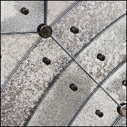 Mirror in solid wood with antique mirrored glass 182-Vintage