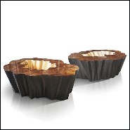 Table basse avec base en fibre de verre finition dark mate 114-Cesar Dark