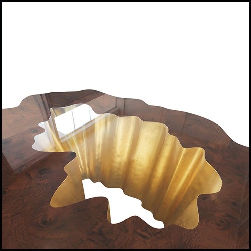 Table basse avec base en fibre de verre finition dark mate 114-Cesar Dark