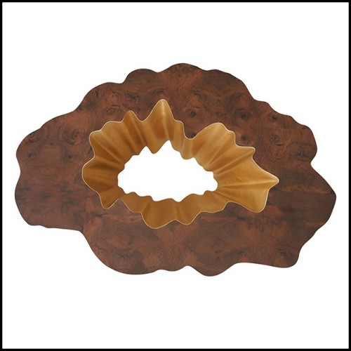 Table basse avec base en fibre de verre finition dark mate 114-Cesar Dark