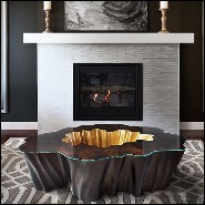 Table basse avec base en fibre de verre finition dark mate 114-Cesar Dark