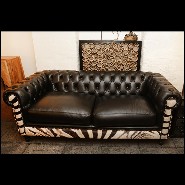 Sofa with real south Africa zerba skin PC-Zebra
