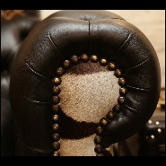 Canapé avec véritable peau de zèbre d'Afrique du sud PC-Zebra