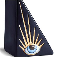 Bookends in porcelain 172-Blue Eyes Set of 2