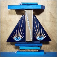 Serre livres en porcelaine 172-Blue Eyes Set of 2