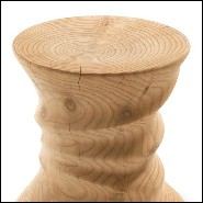 Tabouret en cèdre naturel massif 154-Candy Cedar