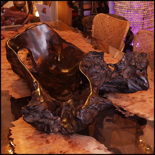 Cup in solid ebony wood PC-Ebony Dark 3