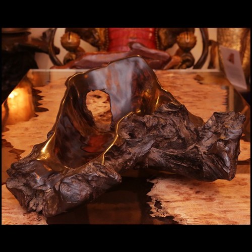 Cup in solid ebony wood PC-Ebony Dark 3