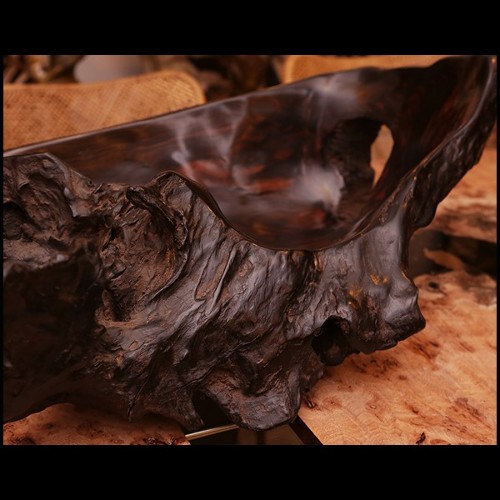 Cup in solid ebony wood PC-Ebony Dark 3