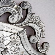 Mirror in solid wood and bevelled antique mirrored glass 182-Mezzo