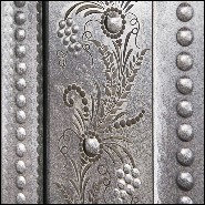 Mirror in solid wood and bevelled antique mirrored glass 182-Mezzo