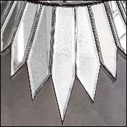 Miroir en bois massif et verre miroir antique biseauté 182-Dollar