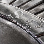 Miroir en bois massif et verre miroir antique biseauté 182-Dollar