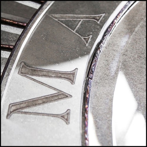 Mirror in solid wood and bevelled antique mirrored glass 182-Sollar