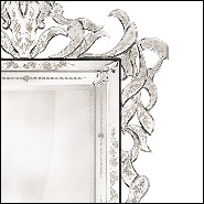 Mirror in solid wood with bevelled antique mirrored glass 182-Soprano