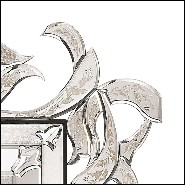 Miroir en bois massif avec verre miroir biseauté antique 182-Soprano