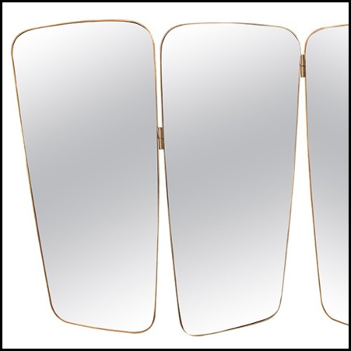 Mirror with three glass mirror panels 158-Triple