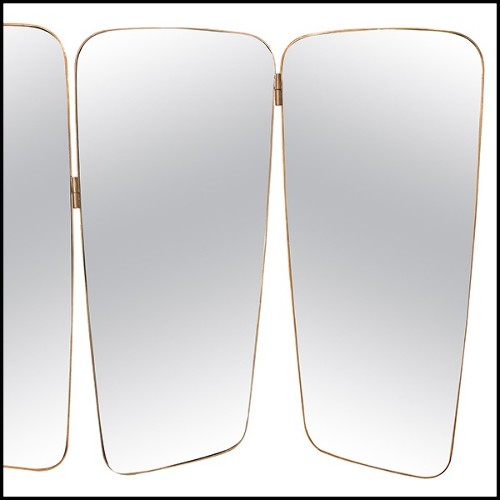 Mirror with three glass mirror panels 158-Triple
