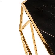 Console en métal finition gold 162-Talisma Marble