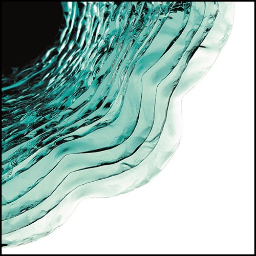 Coffee Table with lightly curved top in tempered glass 146-Atalante