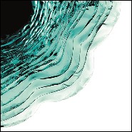 Coffee Table with lightly curved top in tempered glass 146-Atalante