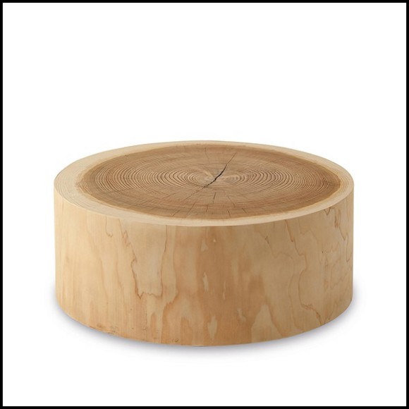 Table basse en cèdre massif 154-Block Cedar