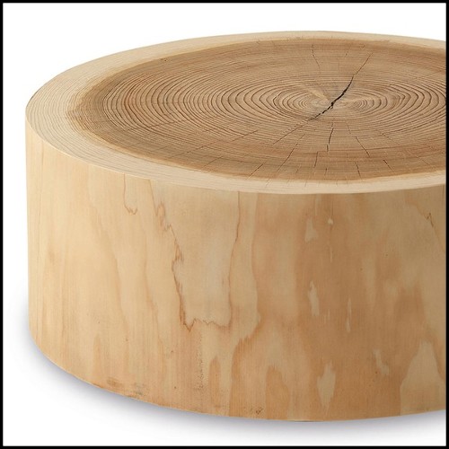 Table basse en cèdre massif 154-Block Cedar